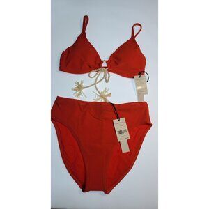 Robin Piccone Bikini Set Medium Marmalade w/ Minor Cosmetic Flaw”